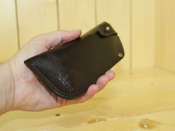 انواع-کیف-عینک کیف چرمی عینک۷۸۰ قهوه ایی - Image 7