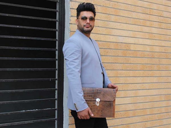 کیف-چرم-کروکودیل کیف مدارک چرم کروکودیل