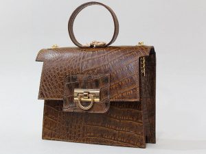 کیف زنانه مجلسی چرم لوک