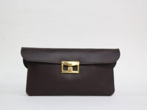 کیف پول دستی قهوه ایی آتریسا