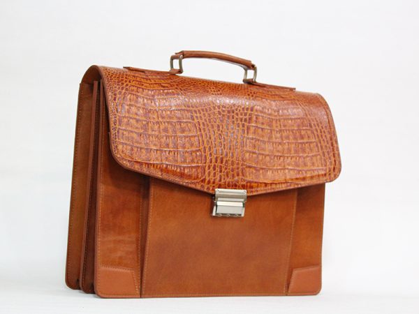 کیف دیپلمات رنگ عسلی