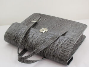 کیف جدید چرمی طوسی