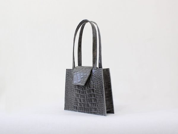 کیف روی دوشی رنگ طوسی