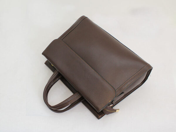 کیف چرم طبیعی قهوه ایی