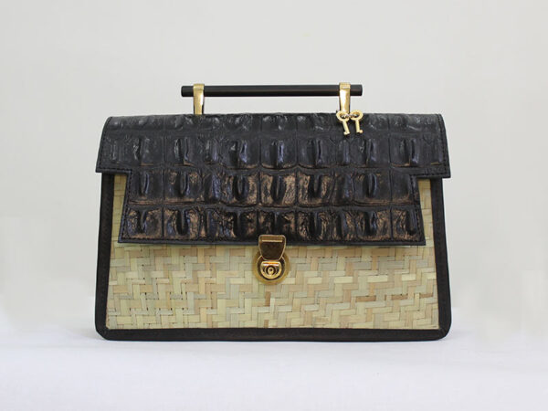 کیف-مجلسی-حصیری-تانیا کیف مجلسی حصیری و چرمی