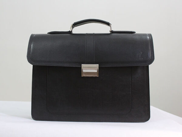 کیف لوکس چرم طبیعی مشکی