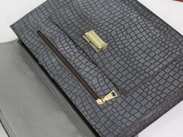 کیف-لوکس-چرم-طبیعی کیف لاکچری چرم طبیعی طوسی