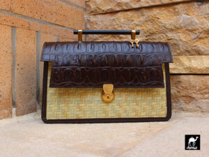 کیف مجلسی چرم قهوه ایی