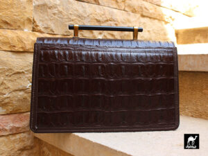 کیف قهوه ایی حصیری تانیا - Image 4