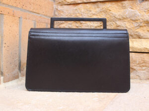 کیف روی دوشی چرم مشکی