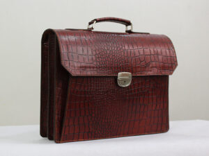 کیف چرم طبیعی زرشکی