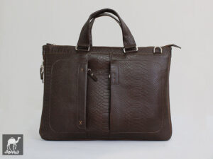 کیف اداری قهو ه ایی رزا