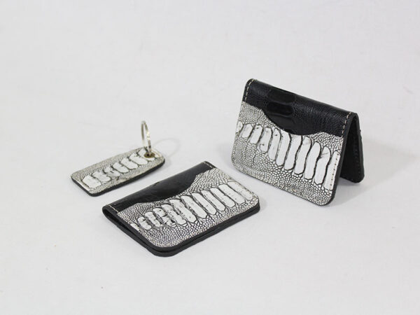 کیف عابر چرم شتر مرغ