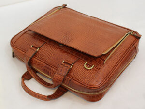 کیف اداری چرم عسلی