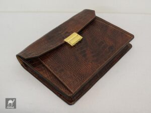 کلاسوری چرم طبیعی قهوه ایی