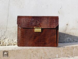 کیف چرم مردانه قهوه ایی