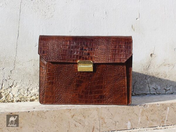 کیف چرم مردانه قهوه ایی