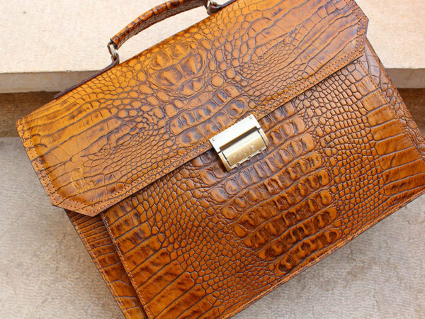 اموزش تولید کیف اداری چرمی