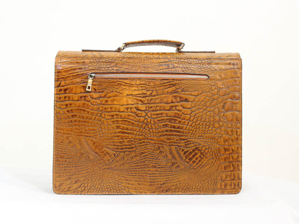 کیف دیپلمات چرم کروکودیلی