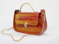 کیف دستدوز دخترانه چرمی