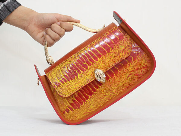 کیف چرمی اوتانه عسلی