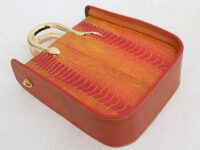 کیف پوست ساق شتر مرغ