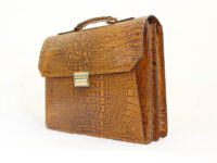 کیف چرم کروکودیلی روشن