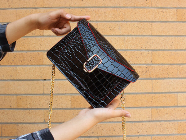 کیف چرم طبیعی زنانه براق